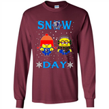 Snow Day Shirt For Dallas Mavericks Vs Minion Fans pingpong