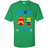 Snow Day Shirt For Los Angeles Angels Vs Minion Fans pingpong