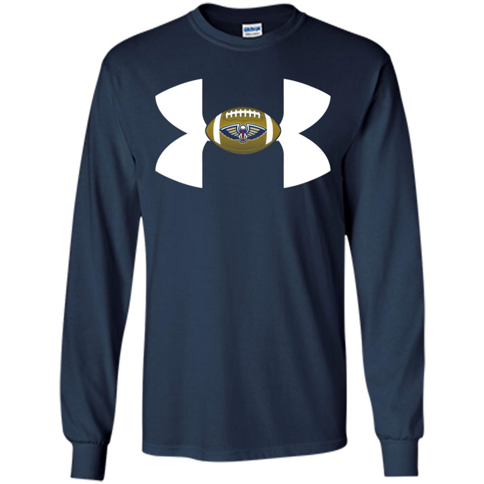 New Orleans Pelicans Under Armour Logo - Long Sleeve T-Shirt