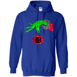 GRINCH HAND HOLDING DETROIT TIGERS GLITTER CHRISTMAS PINGPONG