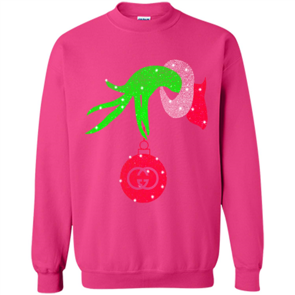 Grinch hand holding logo Gucci PING PONG