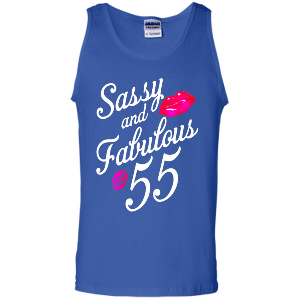 Sassy and Fabulous at 55 - 55th Birthday - Tank Top