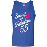 Sassy and Fabulous at 55 - 55th Birthday - Tank Top
