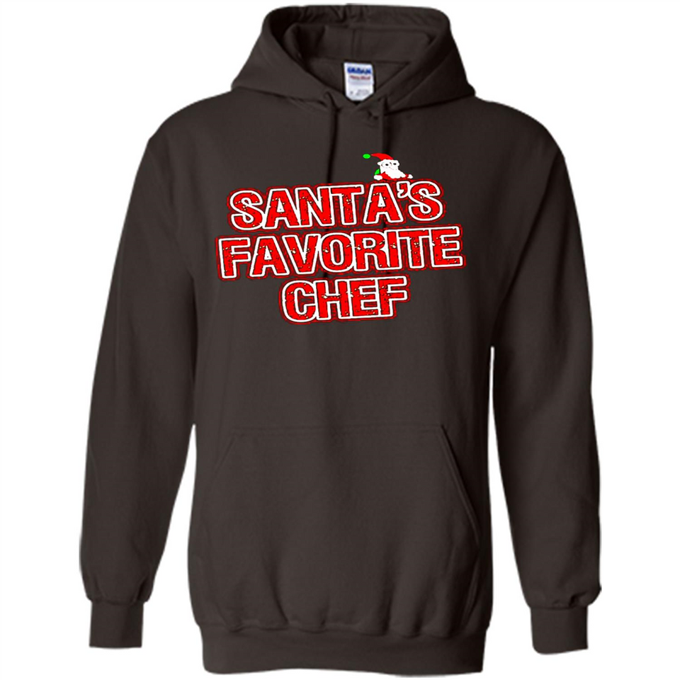Funny Christmas Clothes - Santas Favorite Chef - Hoodie