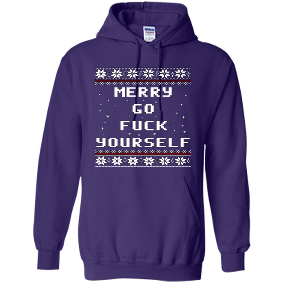 Merry go fuck yourself Christmas sweatshirt PINGPONG