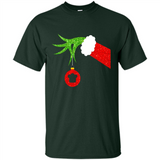 Funny Grinch Hand Holding Chef Ornament Christmas PING PONG