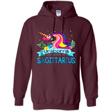 Unicorns are born in Sagittarius Birthday Rainbow Custom Ultra Cotton