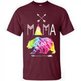 Mama Bear Shirt Tie Dye Family Vacation & Camping Tee - Shirt