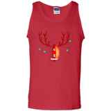 Football Christmas Shirt Reindeer Christmas Football Funny - Tank Top