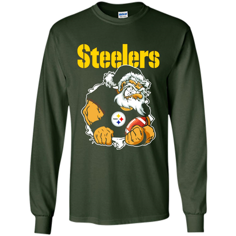 Grumpy Santa Claus Pittsburgh Steelers Football Team PINGPONG