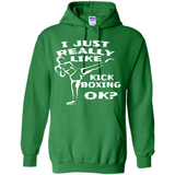 Kick Boxing Shirt Kick Boxer Boxing Workout - Hoodie