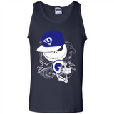 Jack Skellington The Nightmare Before Christmas-Rams Football - Tank Top