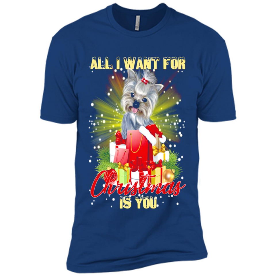 All I Want For Christmas Is You Yorkie Yorkshire Terrier