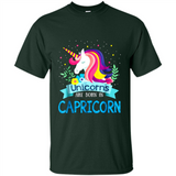 Unicorns are born in Capricorn Birthday Rainbow Gift Custom Ultra Cotton