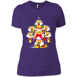 Tea Christmas Tree T-shirt Funny Tea Xmas Gift
