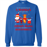 Never Underestimate A December Woman Watches Hallmark Movies Sweatshirt - Sweatshirt