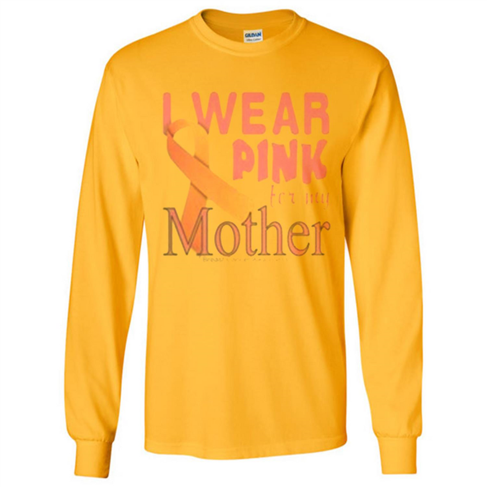 Breast cancer awareness mother - Long Sleeve T-Shirt
