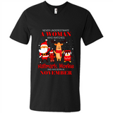 Never Underestimate A November Woman Watches Hallmark Movies Sweatshirt PINGPONG