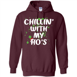 Chillin With My Ho's Funny Christmas - Hoodie