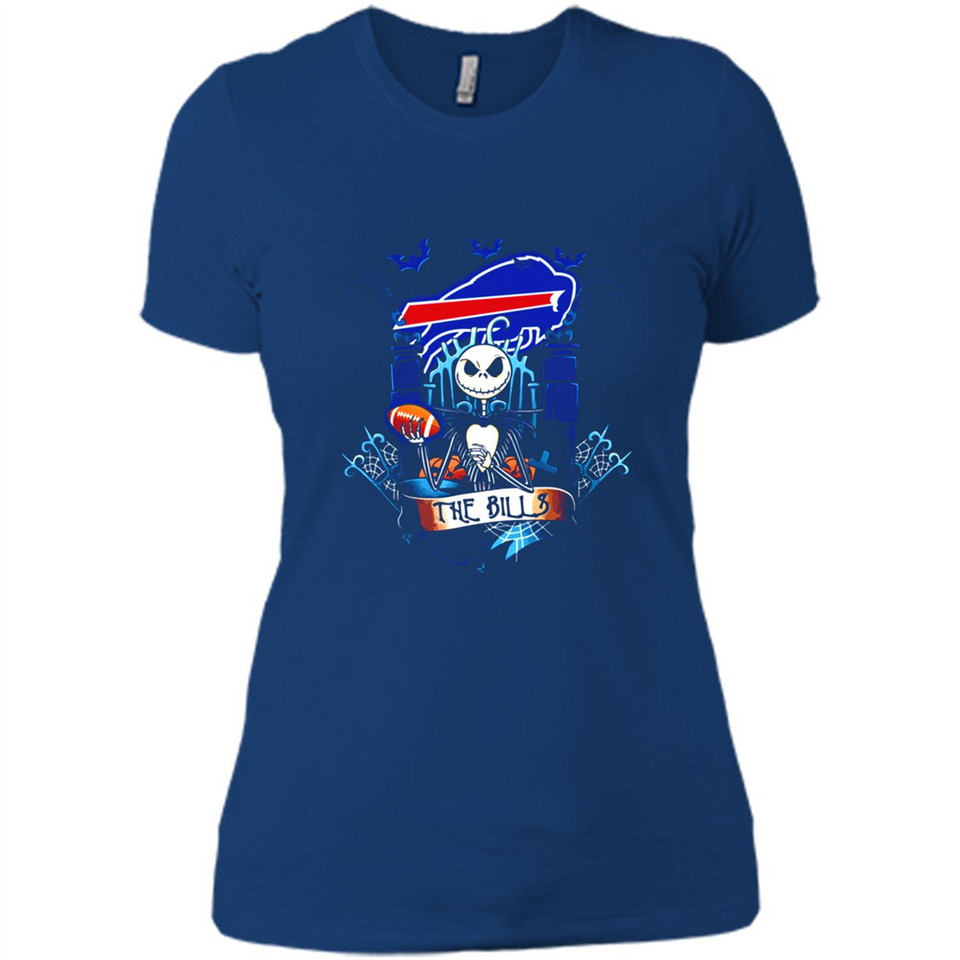 Buffalo Bills Halloween The Nightmare Before Christmas - Ladies' Boyfriend T-Shirt