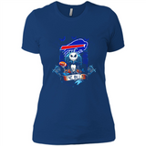 Buffalo Bills Halloween The Nightmare Before Christmas - Ladies' Boyfriend T-Shirt