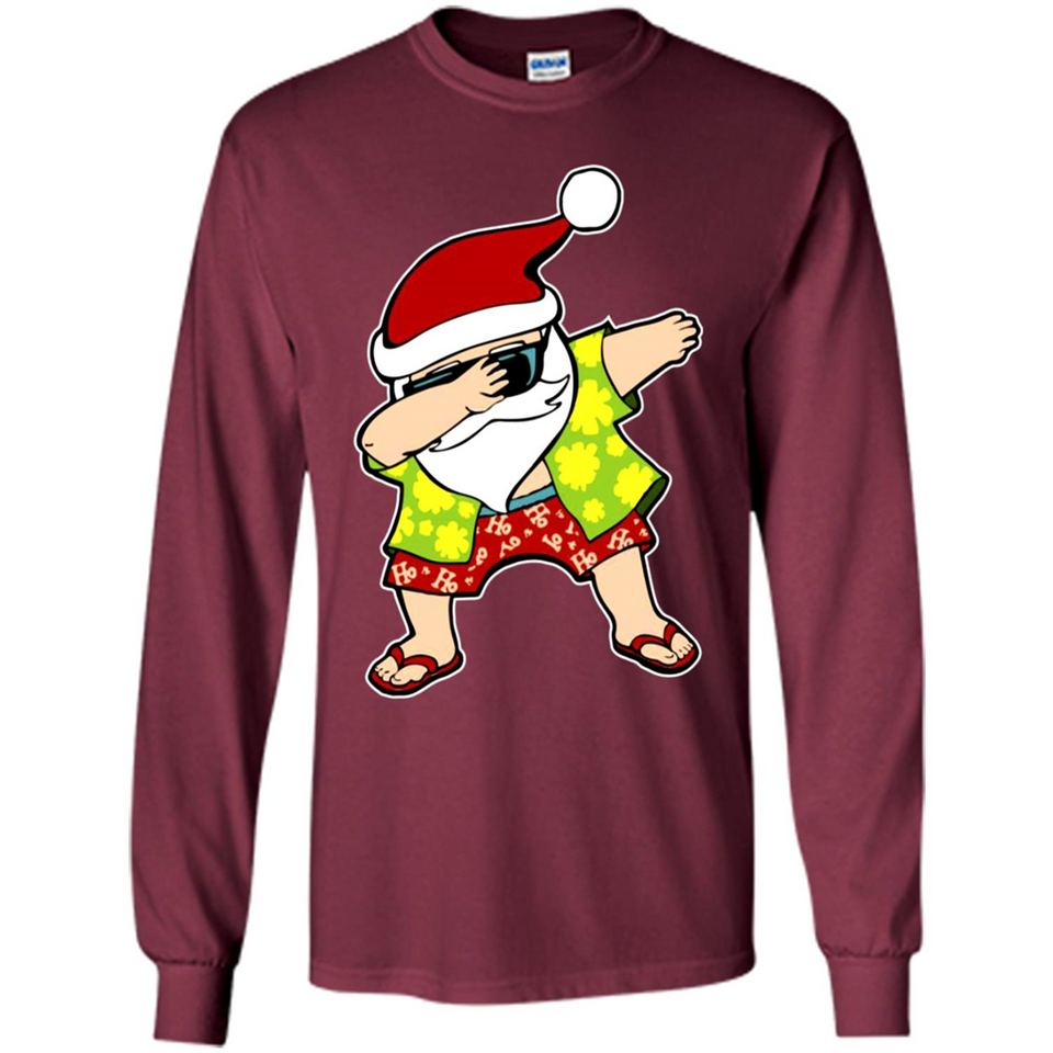 Dabbing Santa Christmas In July 1 - Long Sleeve T-Shirt