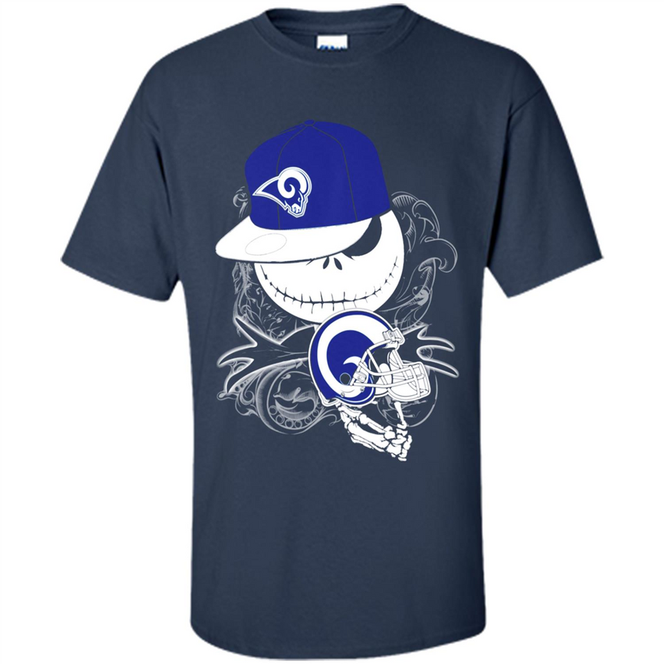 Jack Skellington The Nightmare Before Christmas-Rams Football - Shirt