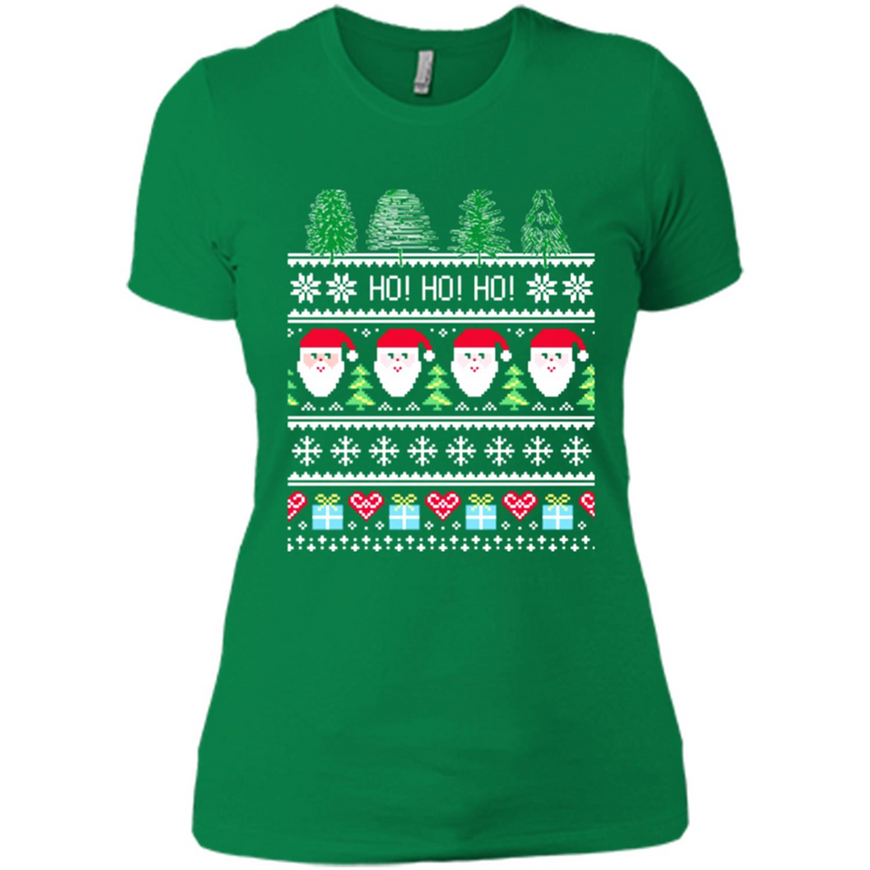 Ugly Merry Christmas Tree Santa Snowflakes