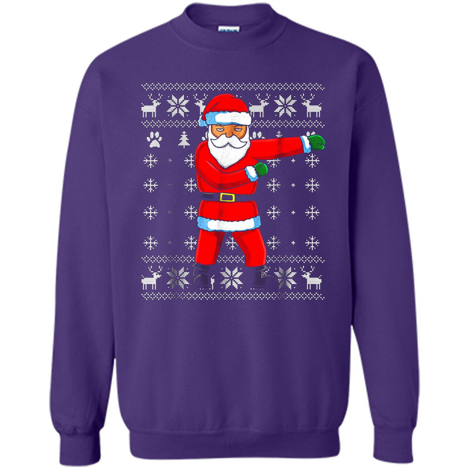 Flossing Santa Christmas Ugly Sweater Style Pajama Xmas Gift - Sweatshirt