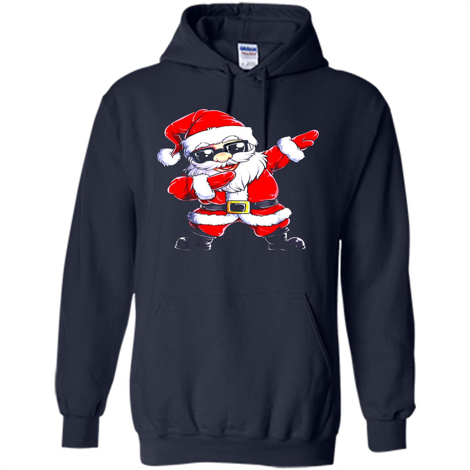 Christmas shirt Dabbing Santa Claus Xmas Gift - Hoodie