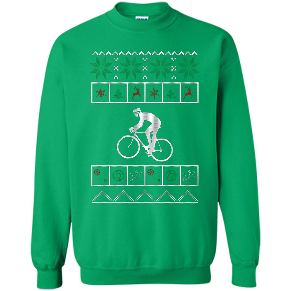 Christmas Ugly Sweater Cycling - Ugly Christmas Sweater - Sweatshirt