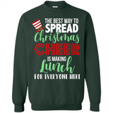 Spread Christmas Cheer Lunch Family Xmas Gift Ls - Sweatshirt