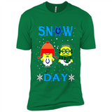 Snow Day Shirt For Indianapolis Colts Vs Minion Fans pingpong