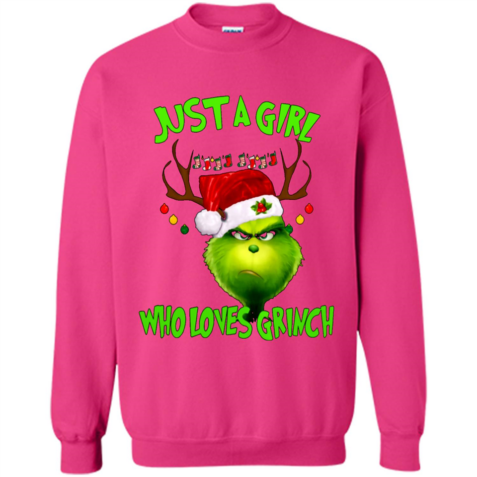 Just a Girl Who Loves Grinch Christmas PING PONG