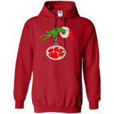 Amazing tee Clemson Tigers Glitter Grinch Monogram Ornament Christmas Gift - Hoodie