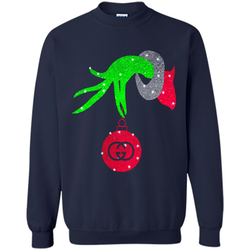 Grinch hand holding logo Gucci PING PONG