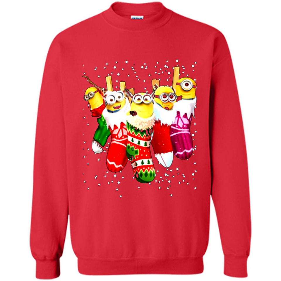 Minions Christmas Stockings Sweatshirt PINGPONG