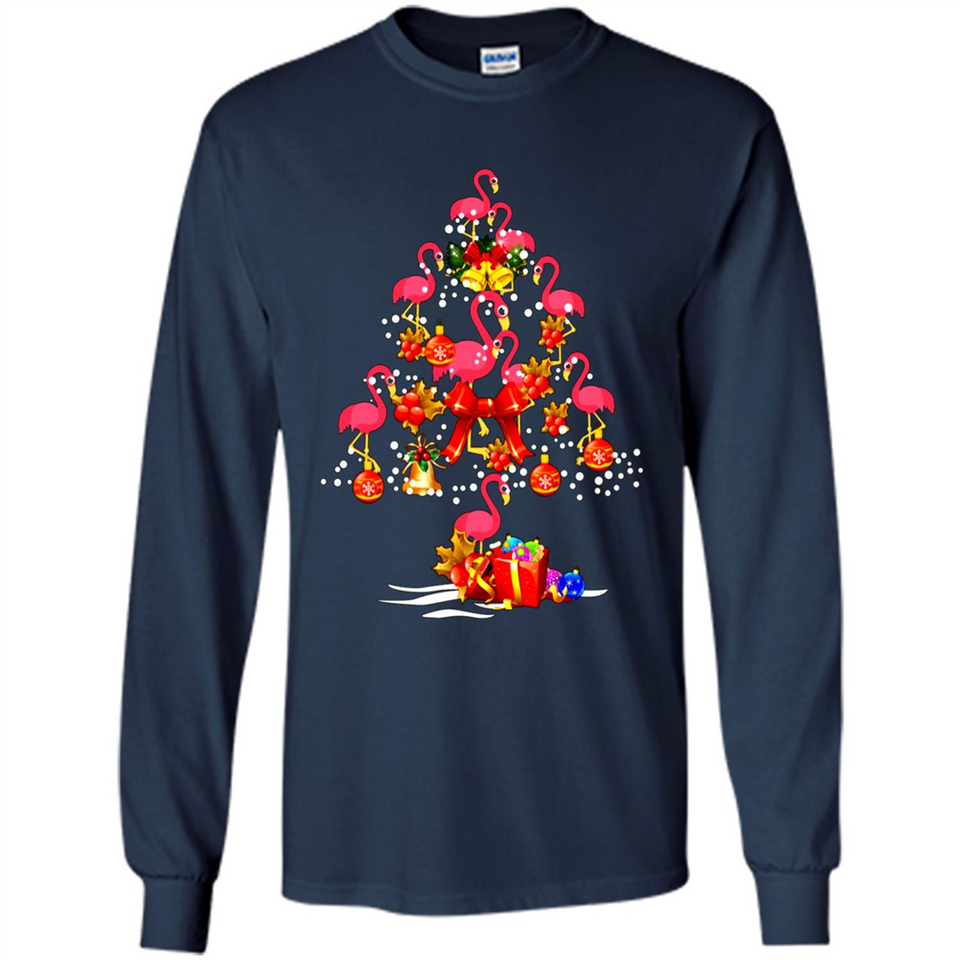 Flamingo Christmas Tree Merry Christmas Flamingo PING PONG