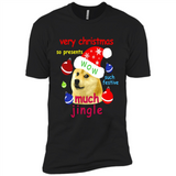 Christmas Doge Meme Shirts Funny Santa Shiba Inu Dog - Premium Short Sleeve T-Shirt