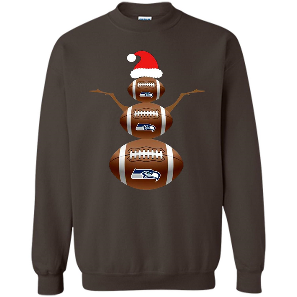 Seattle Seahawks NFL Dabbing Snowman Xmas