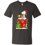 Florida Panthers Snoopy Ugly Christmas Sweaters - Men's V-Neck