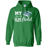 Tennessee Titans Football My Heart is on that Field - Hoodie