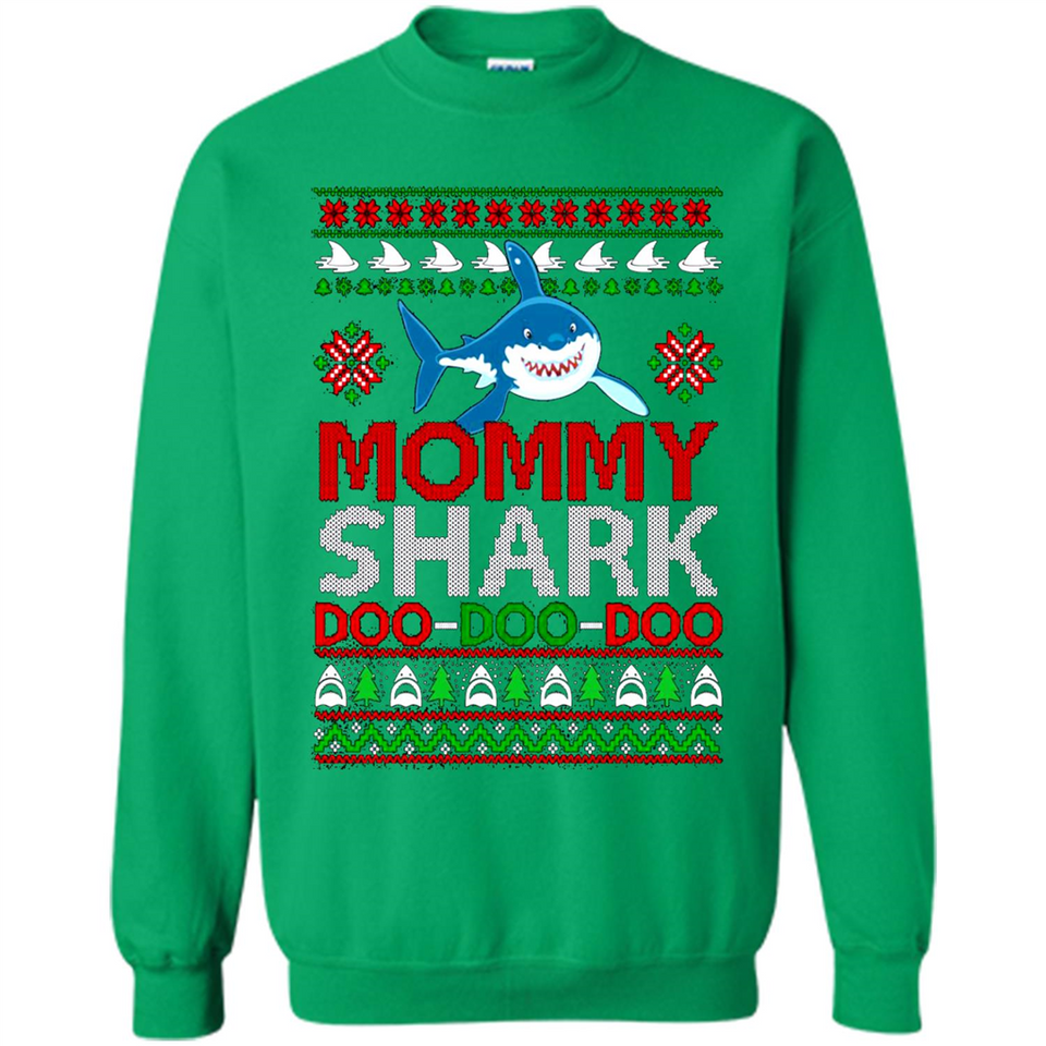 Mommy shark Doo Doo Doo Christmas sweatshirt PINGPONG