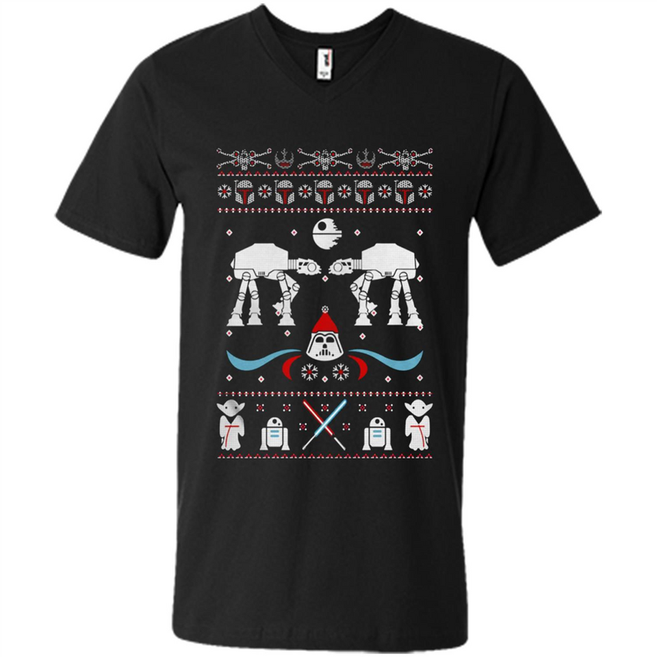 Star Wars Icons Funny Ugly Christmas - Men's V-Neck