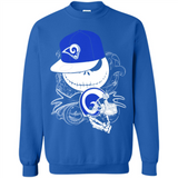 Jack Skellington The Nightmare Before Christmas-Rams Football - Sweatshirt