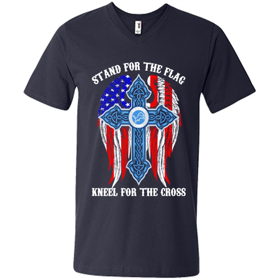 Detroit Lions - stand for the flag kneel for the cross