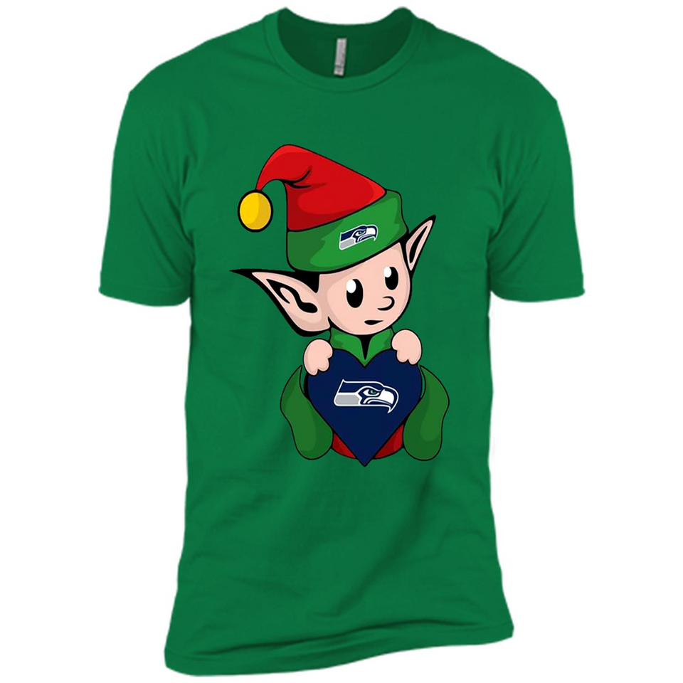 Seattle Seahawks ELF Elves Grinch Santa Claus