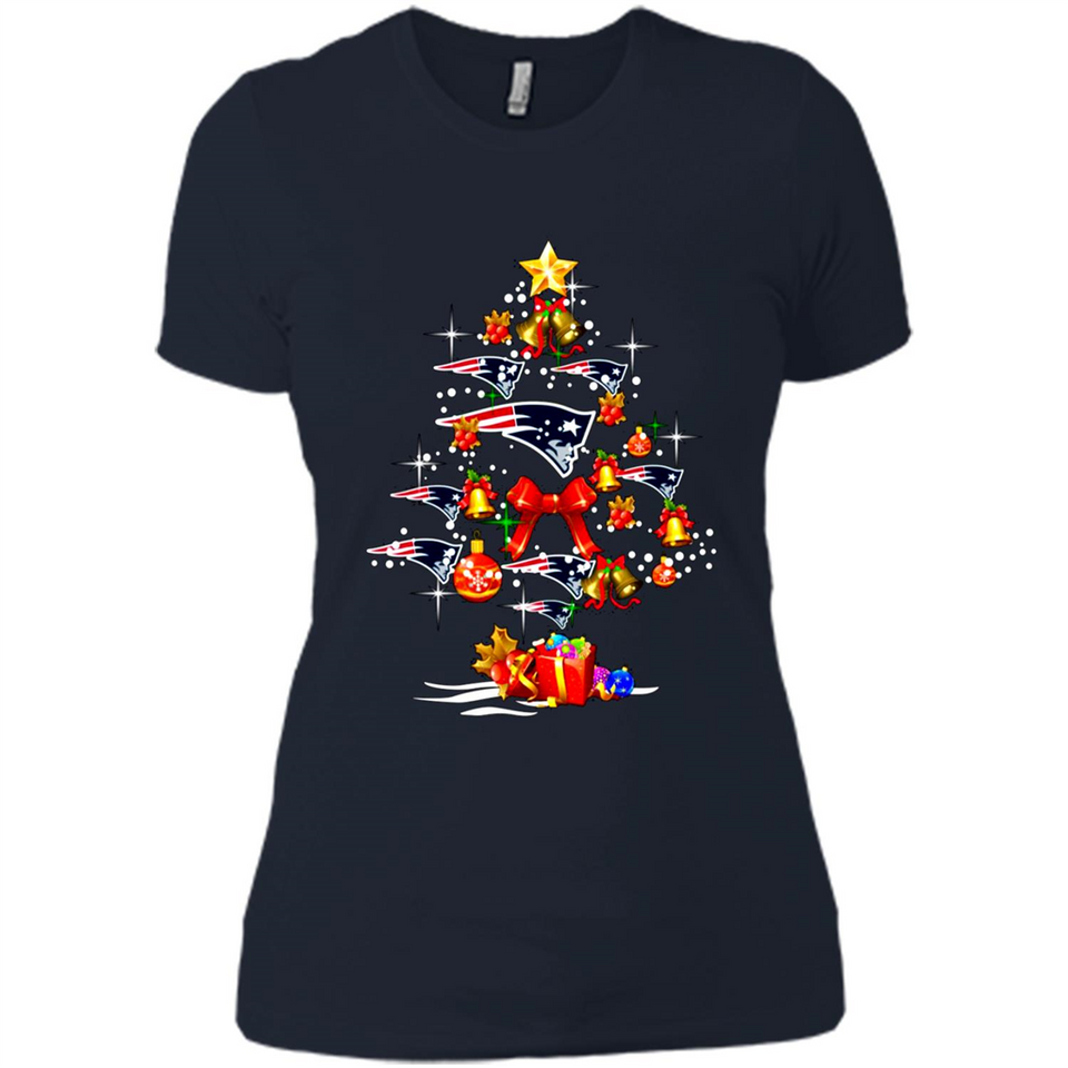 New England Patriots Christmas Tree sweater PINGPONG