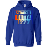 Retro Straight Outta 1977 41 Years Old - Hoodie