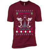 Mermaid Mer-Fect Ugly Christmas Sweater - Premium Short Sleeve T-Shirt